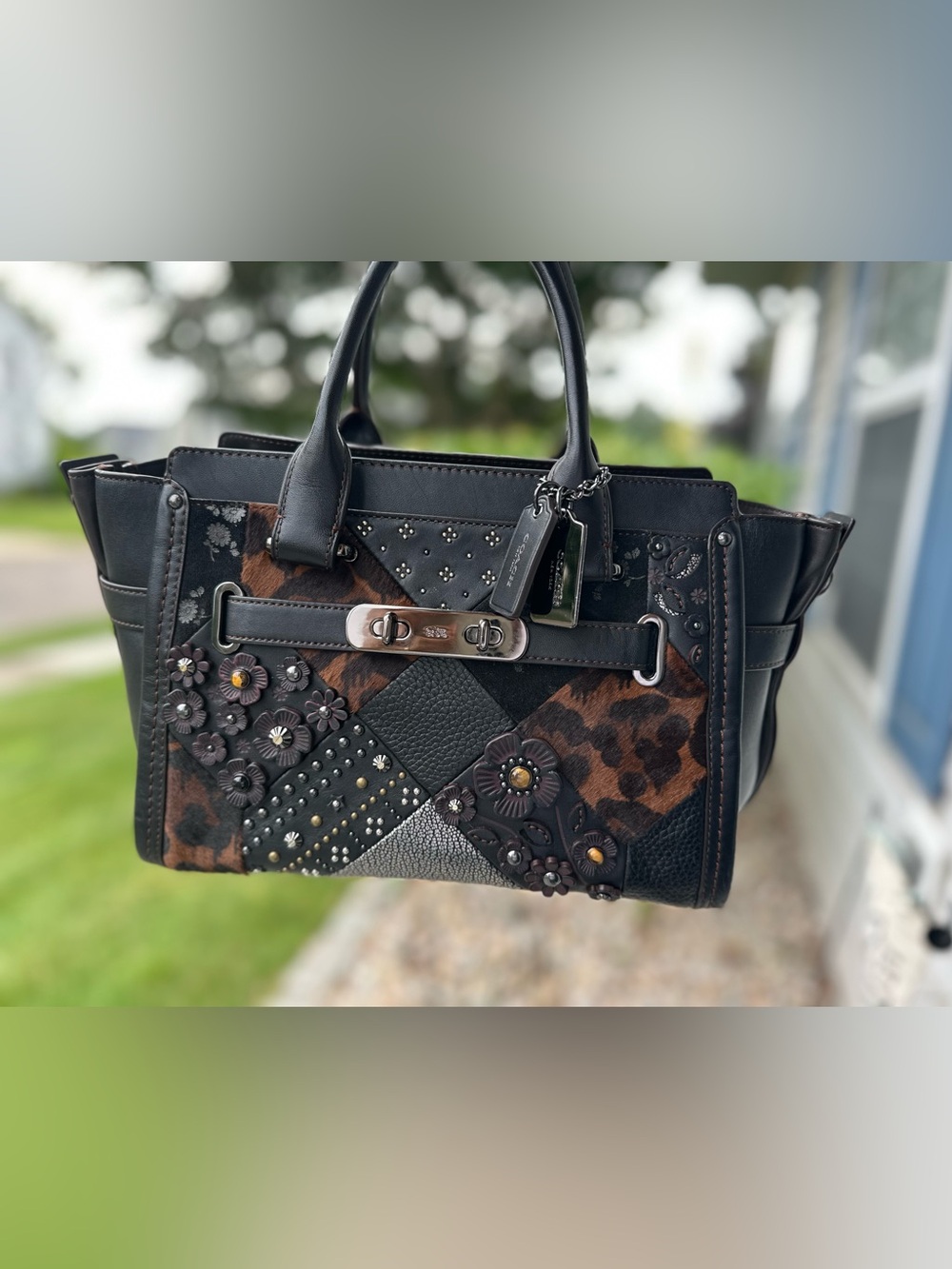 Coach Swagger 27 Embellished Canyon Bag